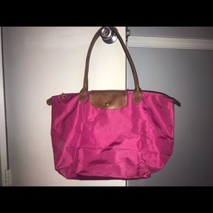 Authentic large pilage longchamp bag!